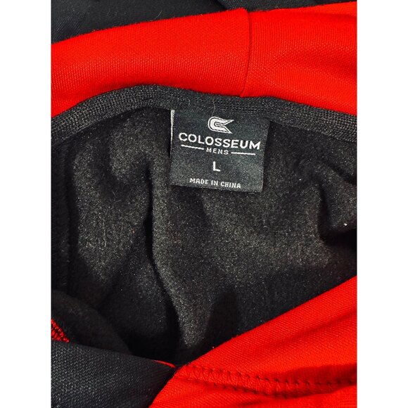 Ohio State Buckeyes Black Hoodie Sweatshirt L Colosseum 100% Polyester Mens - Picture 4 of 8